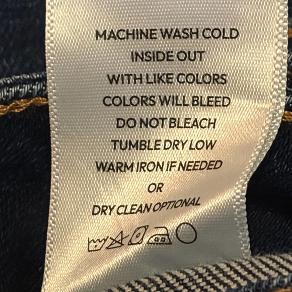 ONESO-Women NWOT Dark Blue Jeans Wide Leg Size 26 - Picture 8 of 8